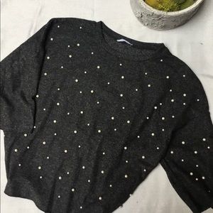 Zara grey sweater with great details